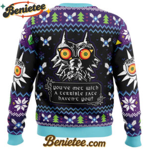 You Met With a Terrible Fate Majora's Mask Zelda Ugly Christmas Sweater