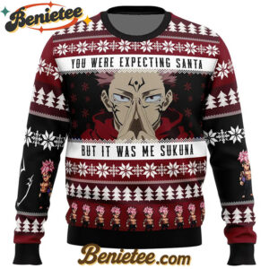 You Were Expecting Santa Sukuna Jujutsu Kaisen Ugly Christmas Sweater