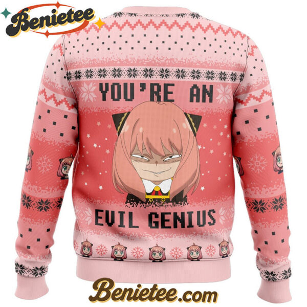 You're An Evil Genius Spy X Family Ugly Christmas Sweater