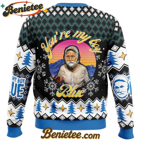 You're My Boy Blue Old School Ugly Christmas Sweater