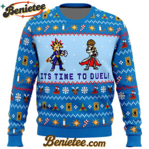 Yugioh Its Time To Duel Ugly Christmas Sweater
