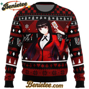 Yumeko Kakegurui Ugly Christmas Sweater