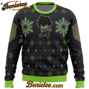 Yuno Black Clover Ugly Christmas Sweater