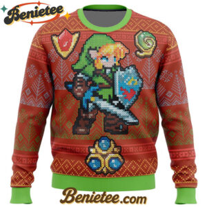 Zelda Link Gems Ugly Christmas Sweater