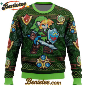 Zelda Link Green Ugly Christmas Sweater
