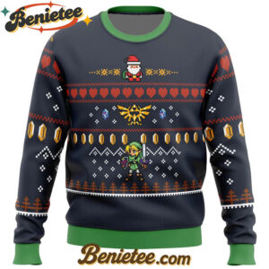 Zelda Santa Link Ugly Christmas Sweater