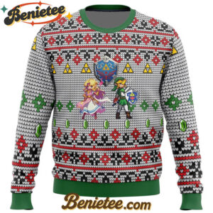 Zelda and Link Ugly Christmas Sweater
