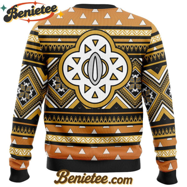 Zenitsu Agatsuma Demon Slayer Ugly Christmas Sweater