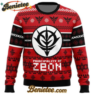 Zeon The Gundam Ugly Christmas Sweater