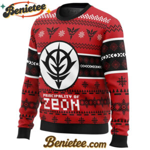 Zeon The Gundam Ugly Christmas Sweater