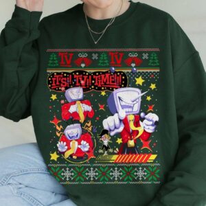 Tenna Deltarune Game Christmas Shirt, Starwalker It’s TV Time Christmas Sweatshirt, DTG Video Game Christmas 2025, Xmas Group Matching Tee