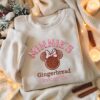 Embroidered Minnie Gingerbread Sweatshirt, Disney Christmas Baking Sweater, Disneyland Holiday Cookie Shirt, Disney Family Christmas Tee