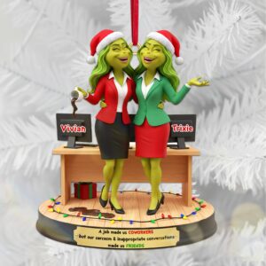 Personalized Christmas Gifts For Coworker Acrylic Ornament