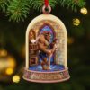 Belle and Beast Mischievous Christmas Ornament, Beauty and the Beast Funny Ornament, Romantic Disney Couple Holiday Decoration Keepsake