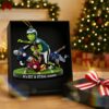 Personalized Grinch Football Ornament, Custom Team Gift