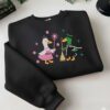 Goose Wicked Sweatshirt, Wicked Musical Inspired Duck Embroidered Sweater, Elphaba Glinda Goose Crewneck, Cute Witchy Green Pullover