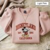 Embroidered Disneyland EST 1955 Sweatshirt, Disneyland Family Christmas Shirt, Mickey And Friends Shirt, Disneyland Trip Shirt,Disney Group
