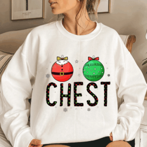 Chest Christmas Sweatshirt, Matching Christmas Party Sweater, Christmas Hoodie, Holiday Matching Sweater, Winter Hoodie