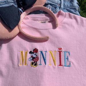 Vintage Minnie Embroidered tee
