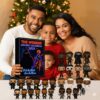 The Weeknd Advent Calendar,Christmas Countdown Advent Calendar Gift Box with 24 Acrylic Ornaments
