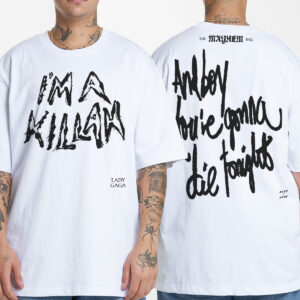 The MAYHEM Ball Tour 2025 2026 T-Shirt Lady Gaga Singer Graphic Tshirts Fashion Short Sleeve Summer T Shirt Cotton Women Tees