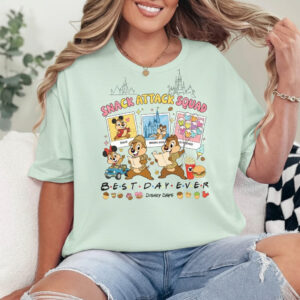 Chip and Dale Couple Shirts, Disney Best Day Ever Tee, Disney Snack Tee