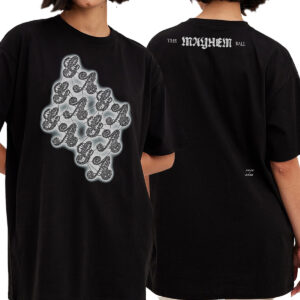 Mayhem Ball Lace Design T-Shirt: Unisex Bella Canvas Little Monster Tee