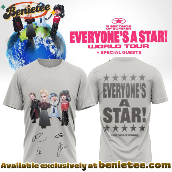 5SOS EVERYONES A STAR World Tour Shirt - Ver 2