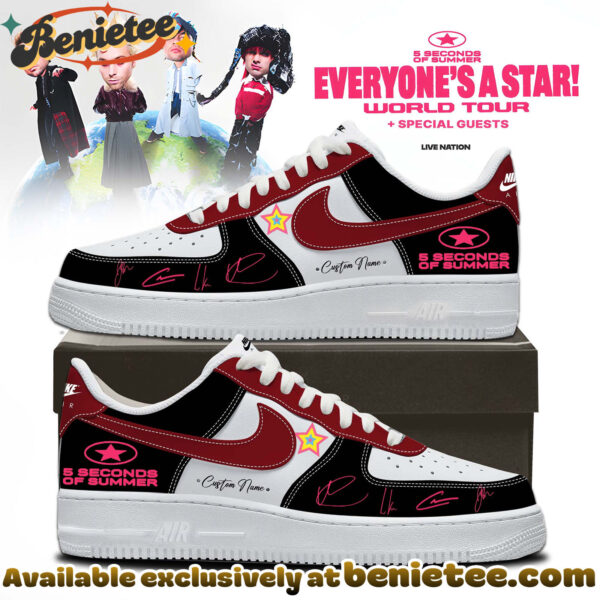 5SOS EVERYONES A STAR World Tour Shoes Air Force 1