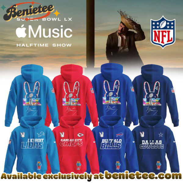 ALL TEAM NFL x Bad Bunny Super Bowl 2026 Combo Hoodie, Sweatshirt, Tshirt V2