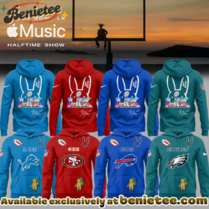 ALL TEAM NFL x Bad Bunny Super Bowl 2026 Combo Hoodie, Sweatshirt, Tshirt V3