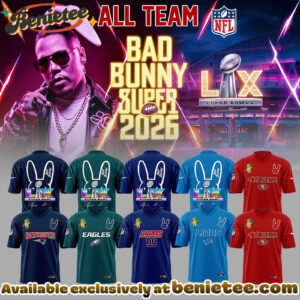 ALL TEAM NFL x Bad Bunny Super Bowl 2026 Combo Jersey 2025