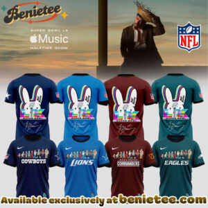 ALL Team NFL x Bad Bunny Super Bowl Limited Edition Combo Tshirt, Sweatshirt, Hoodie
