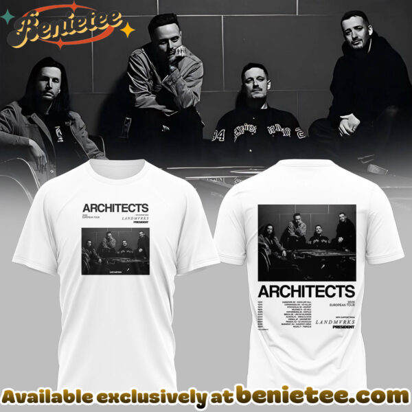 ARCHITECTS 2026 European Tour Collection Tshirt, Sweatshirt, Hoodie - Ver 3
