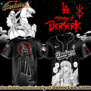 All Team MLB Los Angeles Dodgers x Berserk Limited Edition Griffith Baseball Jersey 2025