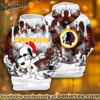 All Team NFC Washington Commanders x Snoopy Christmas Hoodie Limited Edition-3D Unisex Hoodie