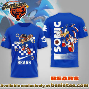 All Team NFL Chicago Bears Premium NFL Sonic The Hedgehog 3D Shirt, Hoodie, Sweatshirt