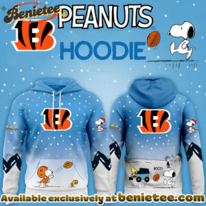 All Team NFL Cincinnati Bengals x Peanuts Hoodie Christmas Limited Edition-3D Unisex Hoodie, Shirt, Sweatshirt