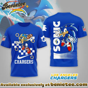 All Team NFL Los Angeles Chargers Premium NFL Sonic The Hedgehog 3D Shirt, Hoodie, Sweatshirt