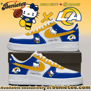 All Team NFL Los Angeles Rams x Hello Kitty Limited Air Force 1 - Ver 2