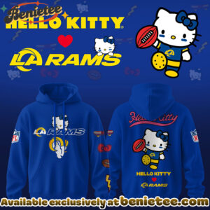All Team NFL Los Angeles Rams x Hello Kitty Limited Hoodie - Ver 2
