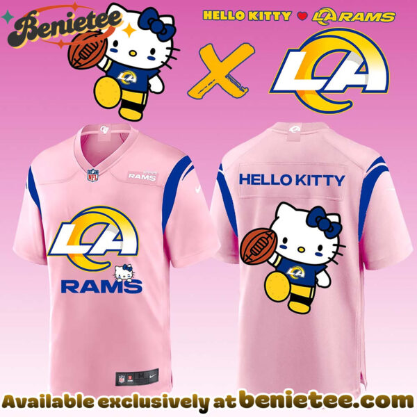 All Team NFL Los Angeles Rams x Hello Kitty Limited Jersey 1 - Ver 3