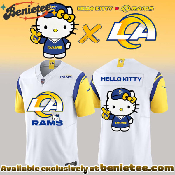 All Team NFL Los Angeles Rams x Hello Kitty Limited Jersey 2