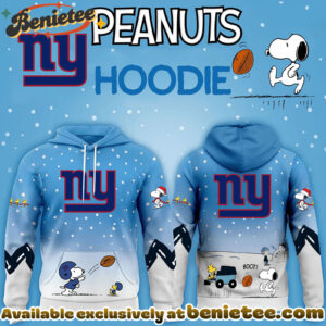 All Team NFL New York Giants x Peanuts Hoodie Christmas Limited Edition-3D Unisex Hoodie, Shirt, Sweatshirt