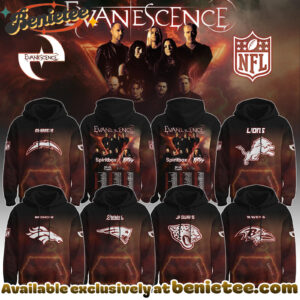All Team NFL x Evanescence Hoodie Limited Hoodie, Selling Out Fast