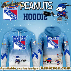 All Team NHL New York Rangers x Peanuts Hoodie Christmas Limited Edition-3D Unisex Hoodie, Shirt, Sweatshirt