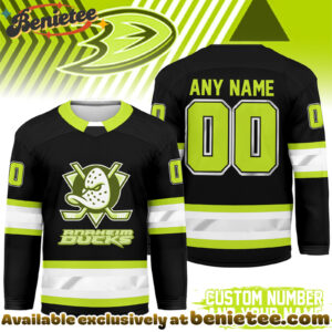 Anaheim Ducks Premium NHL Hi-Vis Hockey Spirit Custom Name and Number Jersey