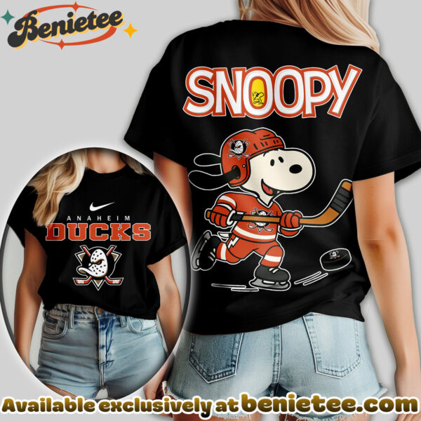 Anaheim Ducks Premium NHL Snoopy Hockey Women Tshirt, Sweatshirt, Hoodie