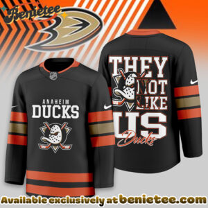 Anaheim Ducks Premium NHL They Not Like Us Hockey Jersey - Ver 2