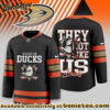 Anaheim Ducks Premium NHL They Not Like Us Hockey Jersey - Ver 2